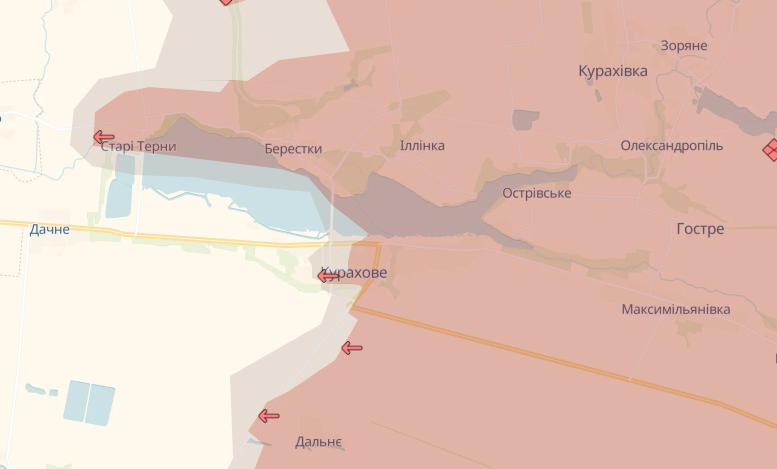 Россия продвинулась в Курахово Россия продвинулась в Курахово
