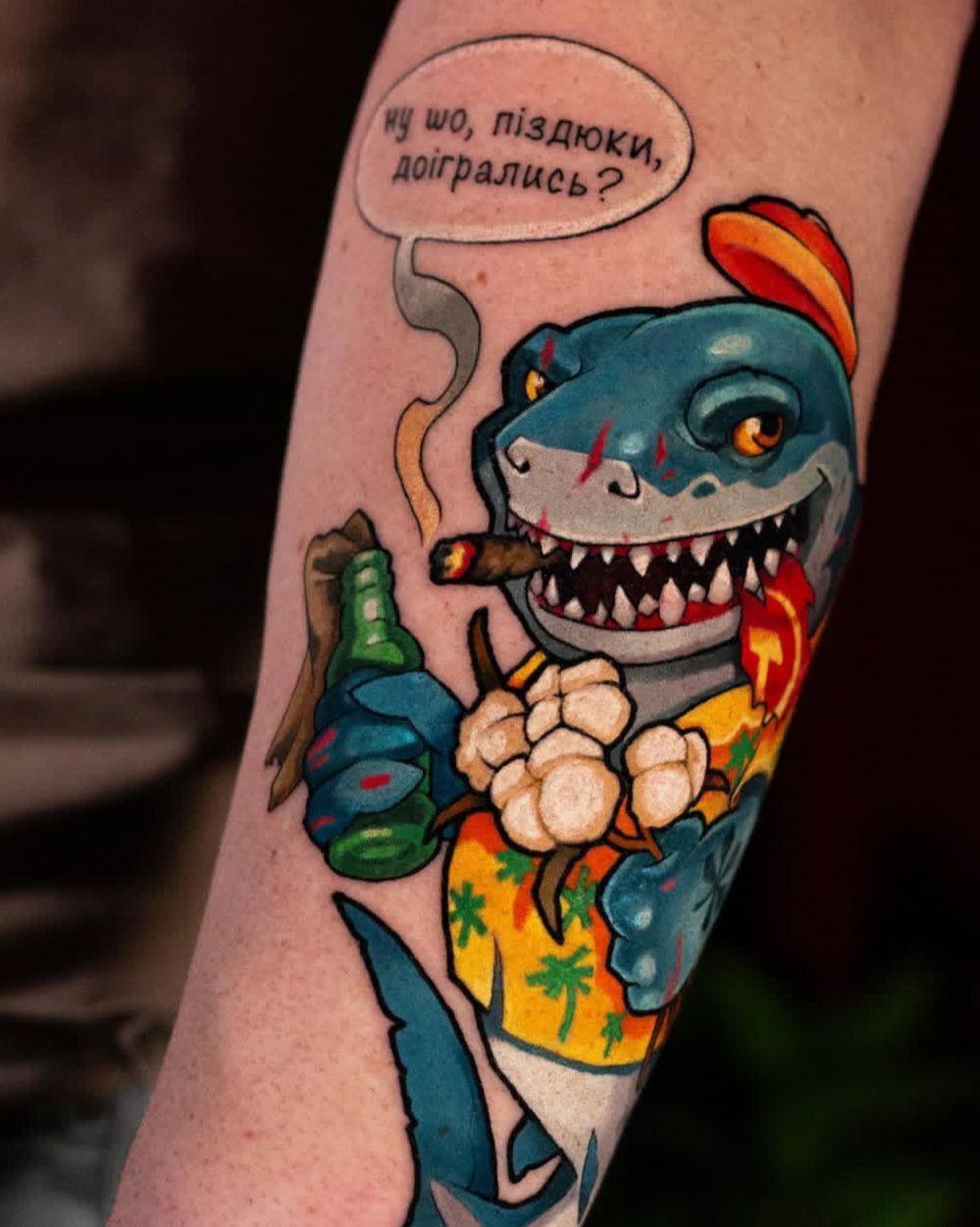 «Рука войны» и другие тату Владимира Ращука 5