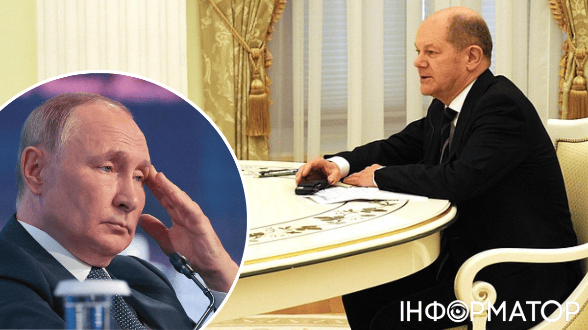 Олаф Шольц, Володимир Путін