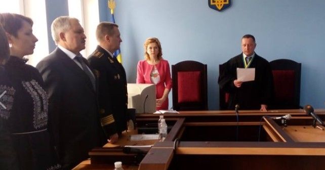 Засідання українського суду.