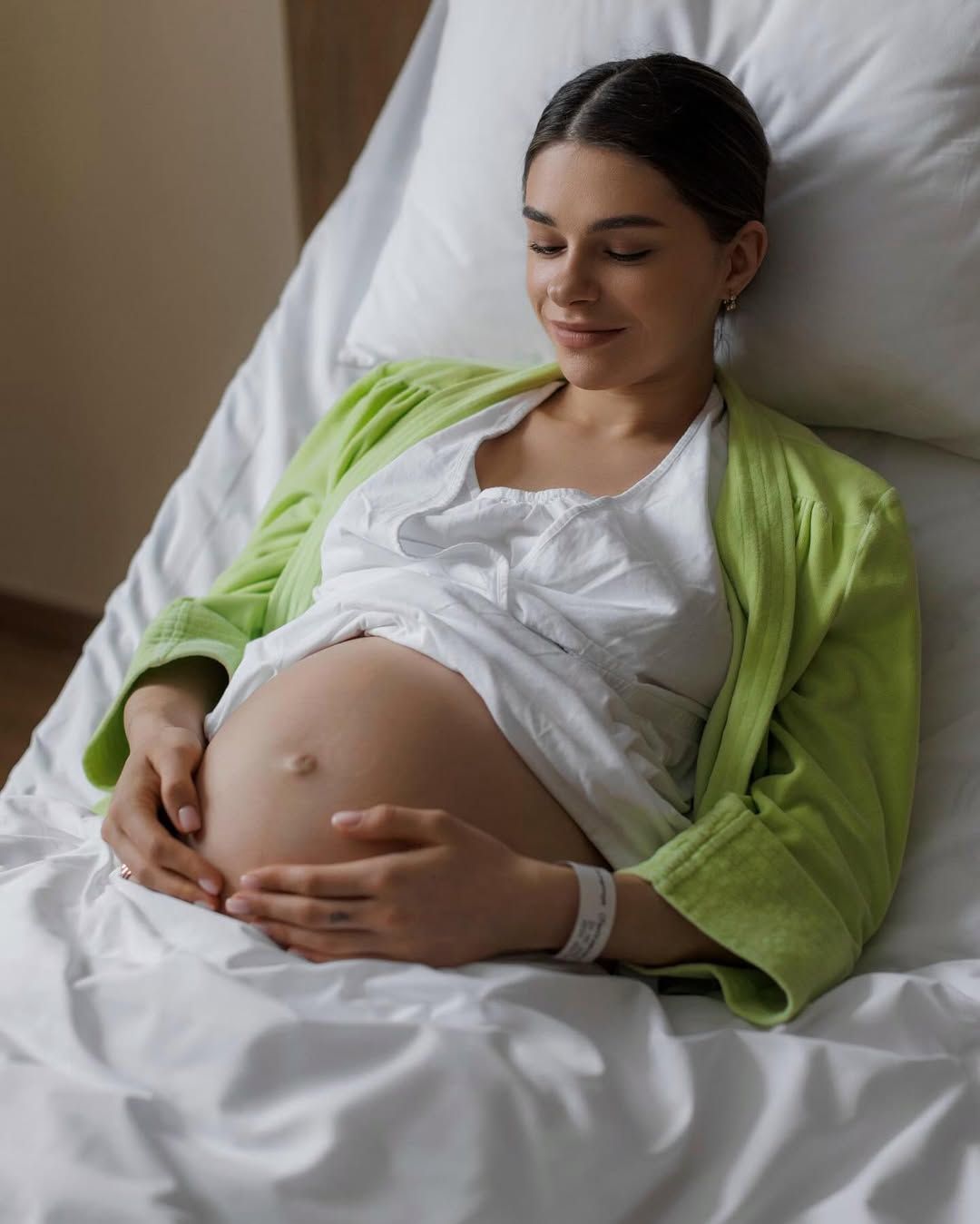 Екатерина Остапчук (девичья фамилия Полтавская) к родам