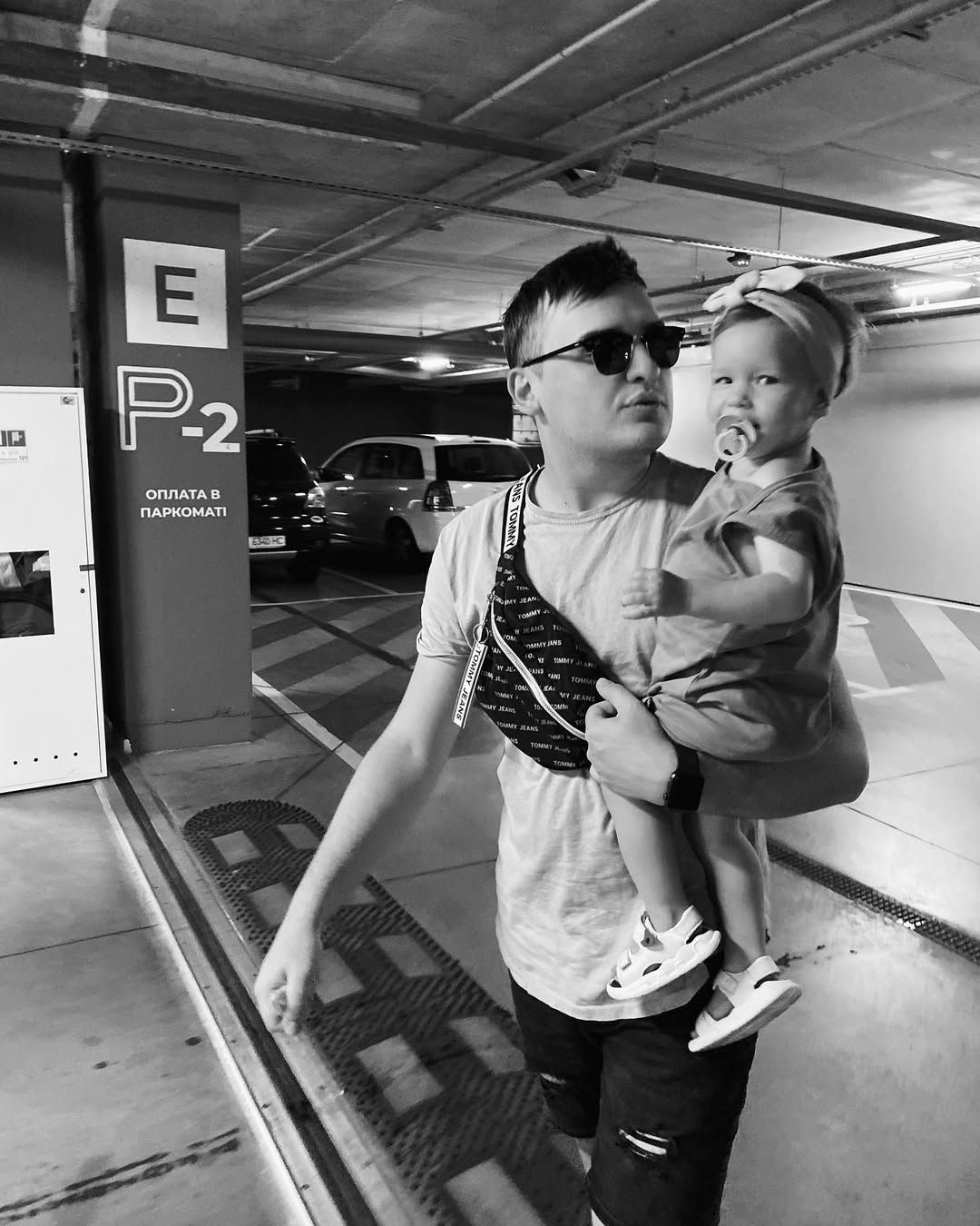 Володимир Мартинець з донькою.