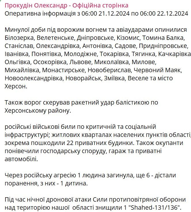 Росіяни запустили по Україні понад сотню шахедів: в яких областях працювала ППО та які наслідки 2