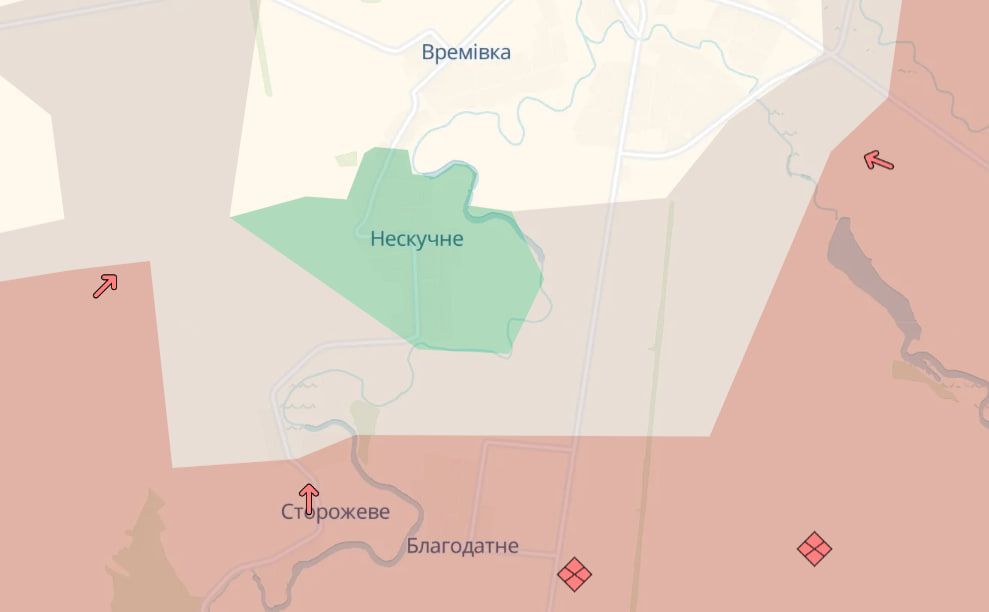 Нові просування окупантів Нові просування окупантів