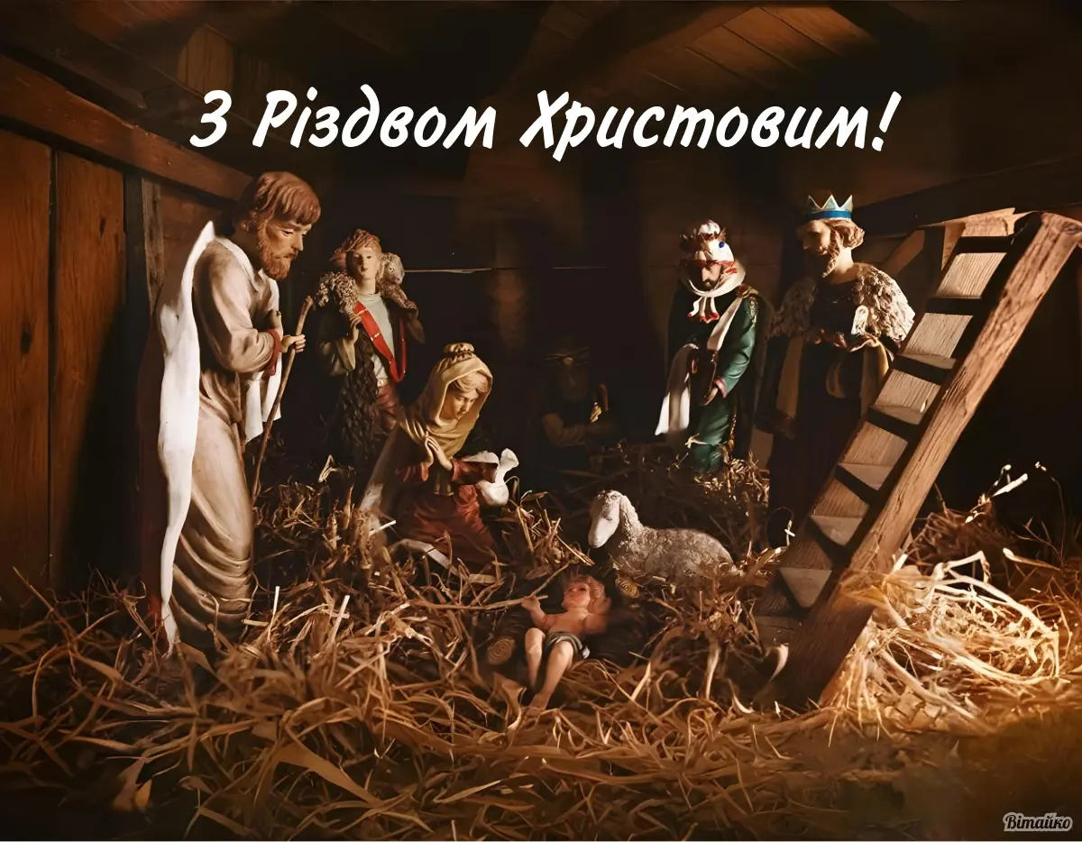 Нехай здійсняться мрії! З Різдвом Христовим! Джерело: vitaiko.com. Нехай здійсняться мрії! З Різдвом Христовим! Джерело: vitaiko.com.