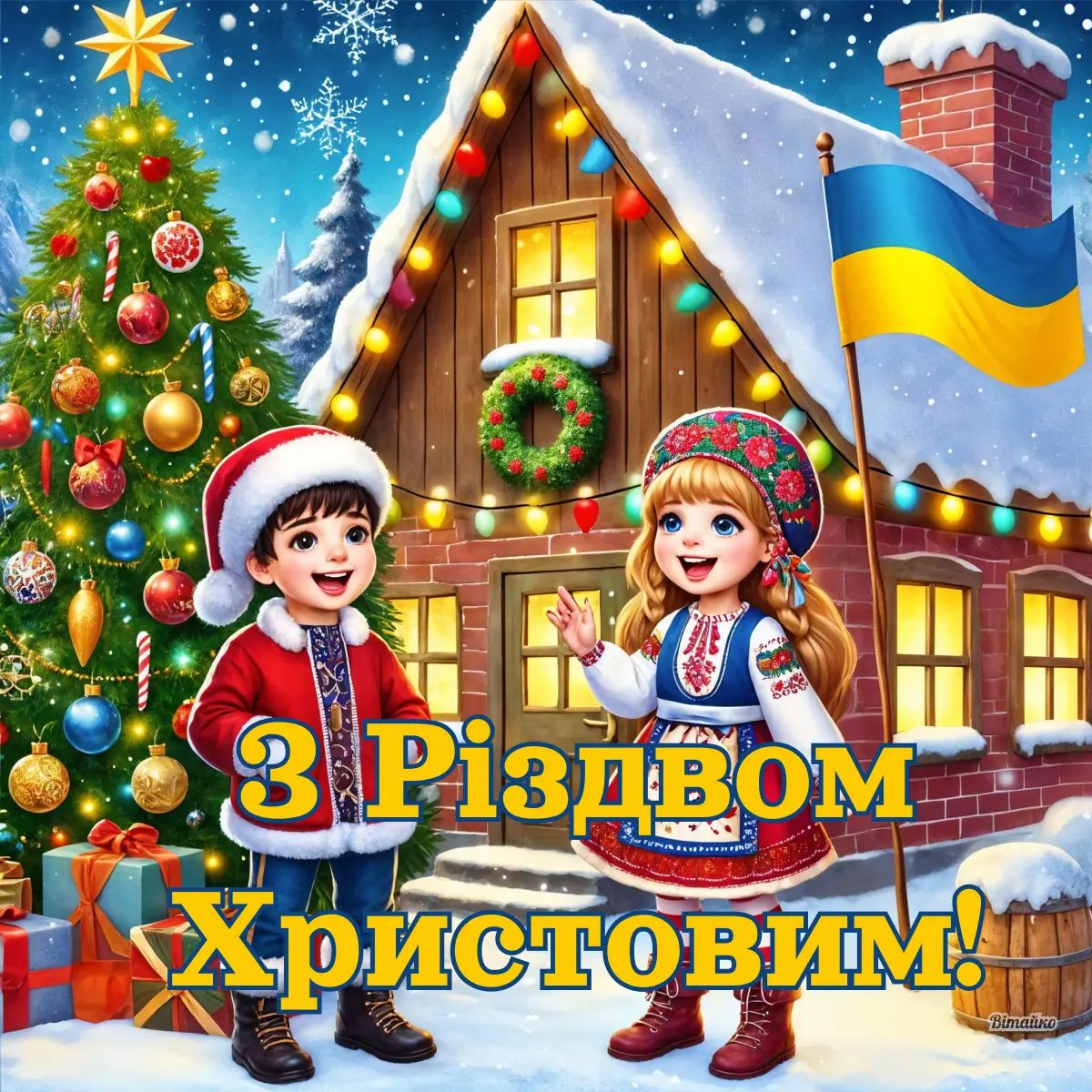 Нехай Різдво принесе мир! З Різдвом Христовим! Нехай це чарівне свято наповнить ваше життя світлом, теплом, радістю та благополуччям. Бажаю вам миру, добра, кохання, сімейного затишку. Нехай ангел-охоронець оберігає вас від усіх бід і негараздів!  Із Різдвом Христовим! Бажаю миру твоєму дому, твоєму серцю і твоїй душі. Нехай яскрава зірка прокладе тобі шлях до благополуччя, нехай у твоєму житті буде радість, любов, надія, віра й успіх. Бажаю сімейного затишку, міцного здоров’я та Божого благословення на довге щасливе життя.  Вітаю зі світлою радістю, із чарівним Різдвом! Нехай у душі завжди живе надія, нехай любов та віра не покидають ніколи! Бажаю, щоб життя не випробовувало на міцність і дарувало лише гарні сюрпризи.  У день Різдва, коли родини збираються за святковим столом, хочу побажати добра і світла, тепла і благополуччя. Нехай в Україні настане довгоочікуваний мир! Нехай Різдво принесе мир! З Різдвом Христовим! Нехай це чарівне свято наповнить ваше життя світлом, теплом, радістю та благополуччям. Бажаю вам миру, добра, кохання, сімейного затишку. Нехай ангел-охоронець оберігає вас від усіх бід і негараздів!  Із Різдвом Христовим! Бажаю миру твоєму дому, твоєму серцю і твоїй душі. Нехай яскрава зірка прокладе тобі шлях до благополуччя, нехай у твоєму житті буде радість, любов, надія, віра й успіх. Бажаю сімейного затишку, міцного здоров’я та Божого благословення на довге щасливе життя.  Вітаю зі світлою радістю, із чарівним Різдвом! Нехай у душі завжди живе надія, нехай любов та віра не покидають ніколи! Бажаю, щоб життя не випробовувало на міцність і дарувало лише гарні сюрпризи.  У день Різдва, коли родини збираються за святковим столом, хочу побажати добра і світла, тепла і благополуччя. Нехай в Україні настане довгоочікуваний мир!
