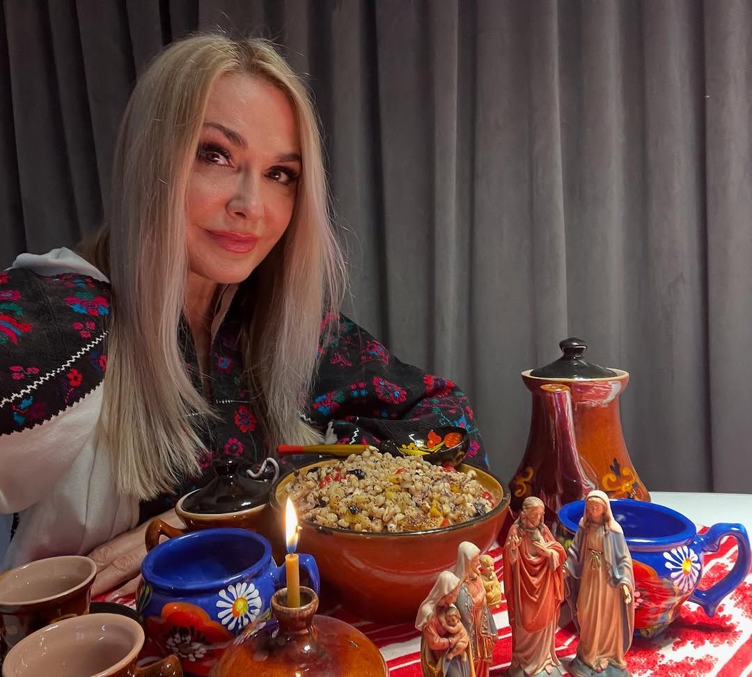 Оля Сумська приготувала кутю Оля Сумська приготувала кутю