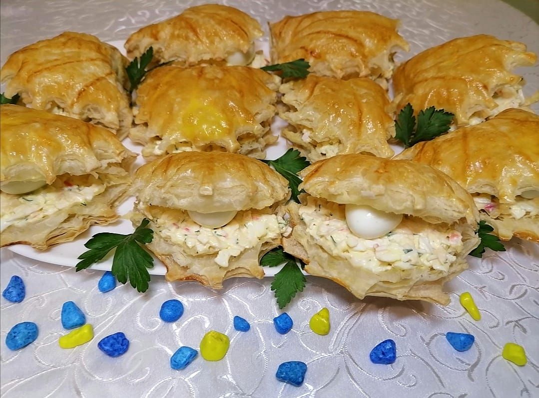 Мушля з тіста до новорічного столу 1