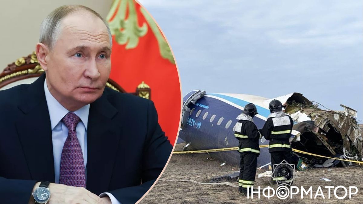 Владимир Путин, авария самолета под Атакау