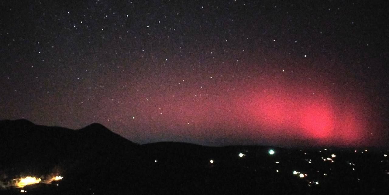 У новорічну ніч над Франківщиною помітили північне сяйво 1