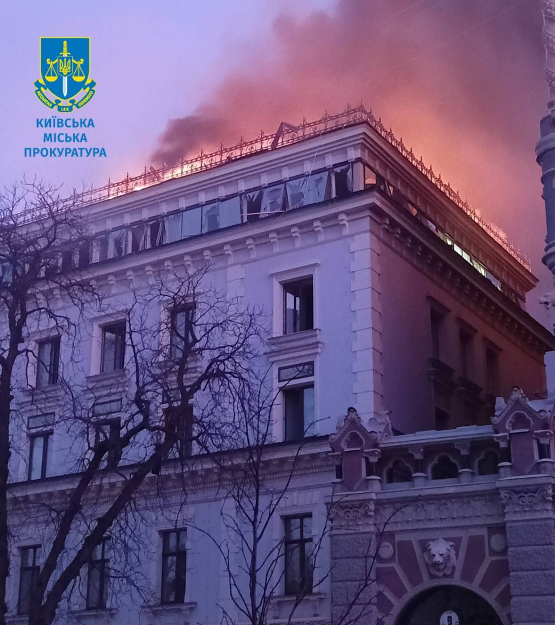 Крыша здания Нацбанка Крыша здания Нацбанка