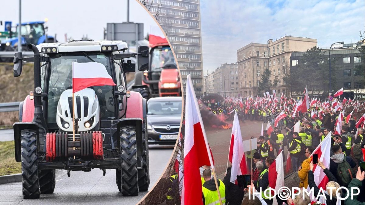 Польские фермеры, акция протеста