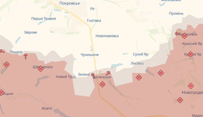 Росія окупувала Даченське і Новий Труд - Deepstatemap Росія окупувала Даченське і Новий Труд - Deepstatemap