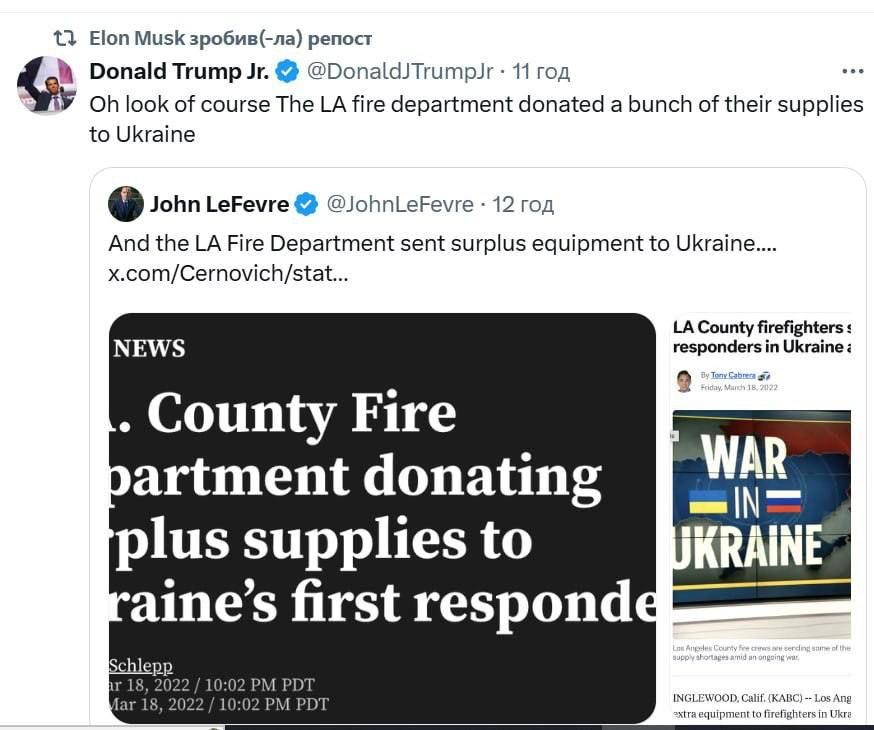 Твіт Трампа-молодшого