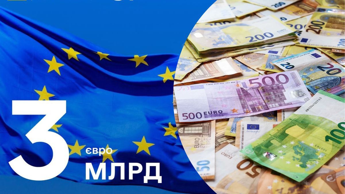 3 млрд евро от ЕС для Украины