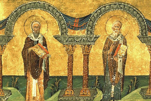 Святители Афанасий и Кирилл.