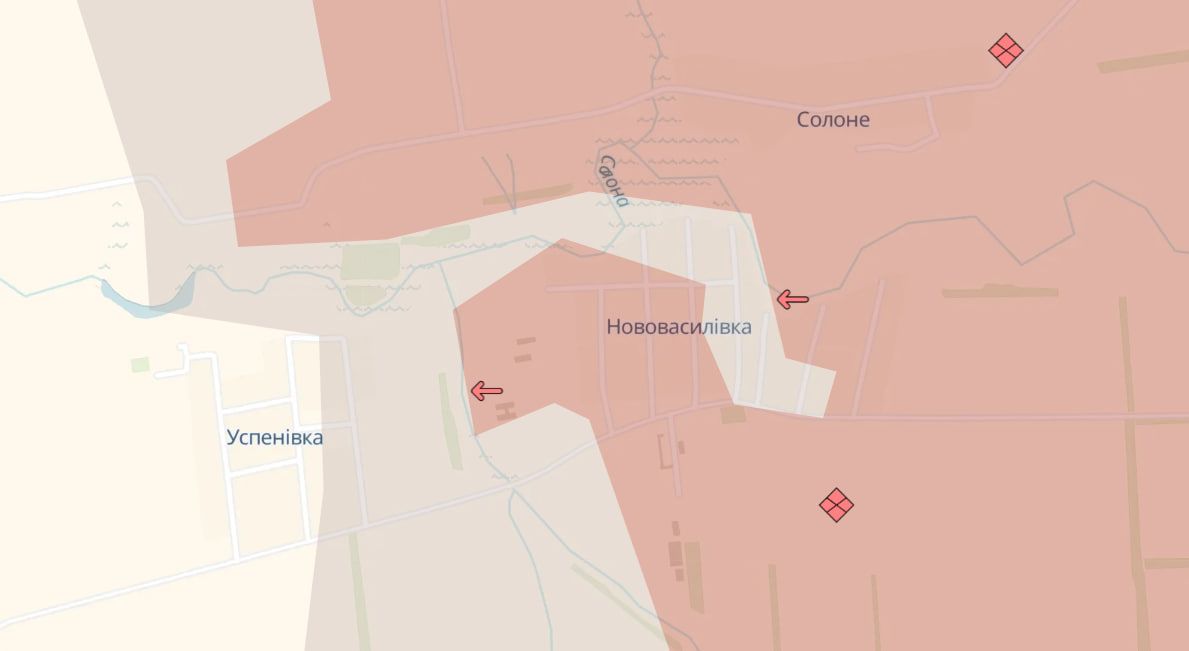 Ситуація біля Успенівки Ситуація біля Успенівки