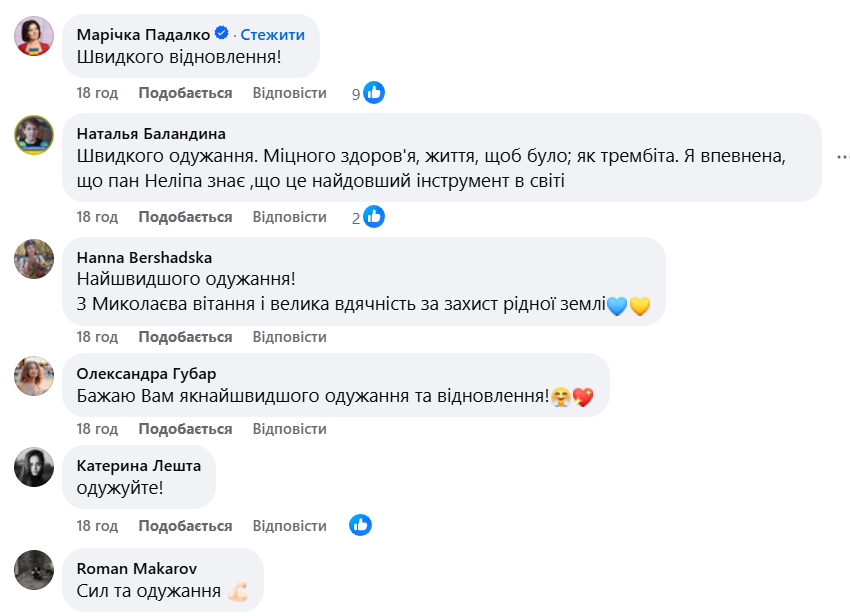 Деякі коментарі під дописом Максима Неліпи Деякі коментарі під дописом Максима Неліпи