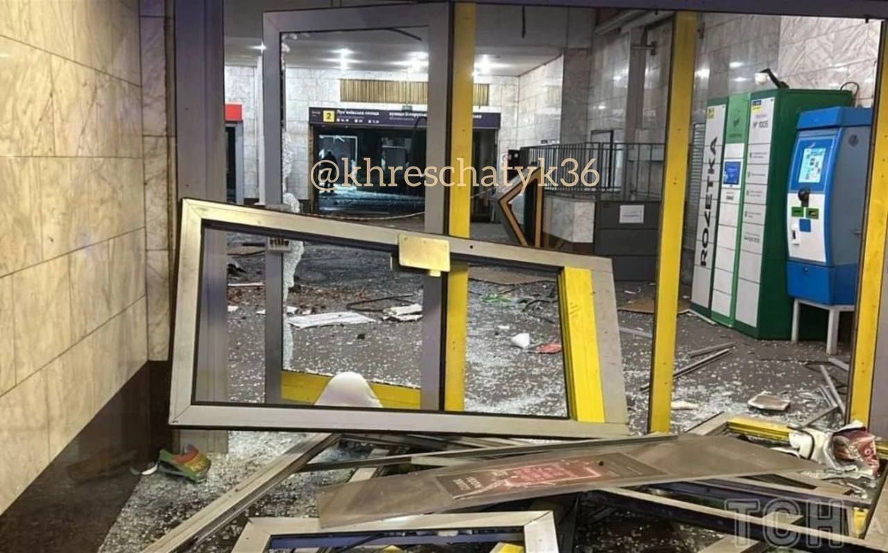Постраждала станція в метро Лукʼянівська