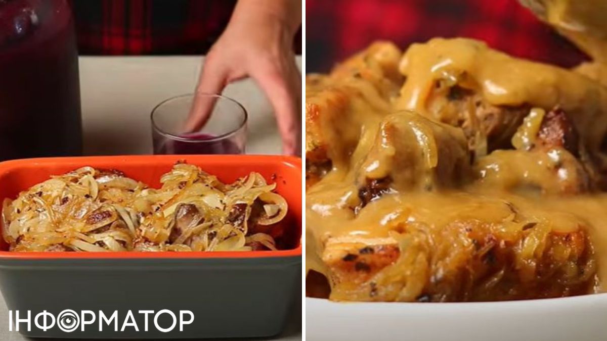 Мясо по этому рецепту получается очень вкусным и мягким.