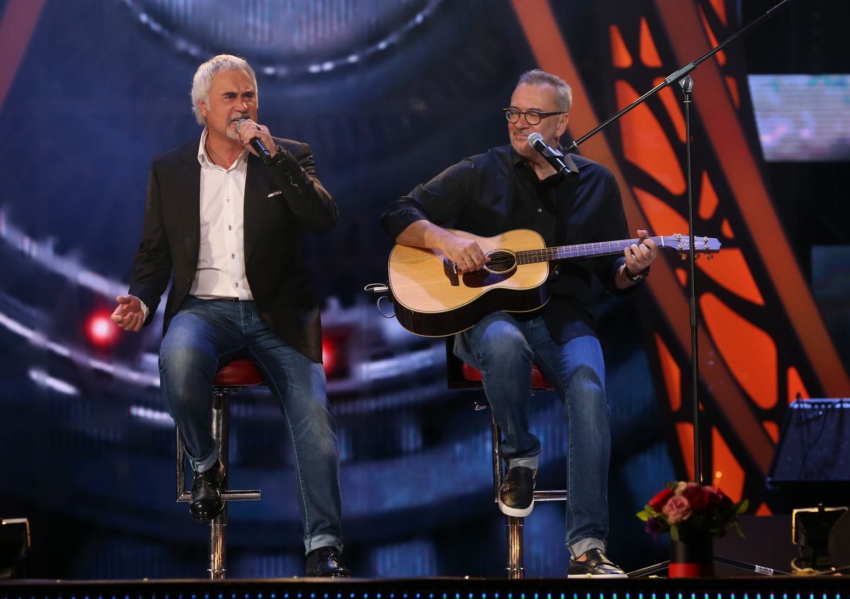 Костянтин (праворуч) та Валерый Меладзе