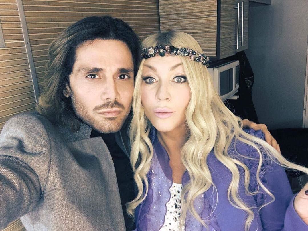 Співачка Ірина Білик та режисер Аслан Ахмадов Співачка Ірина Білик та режисер Аслан Ахмадов