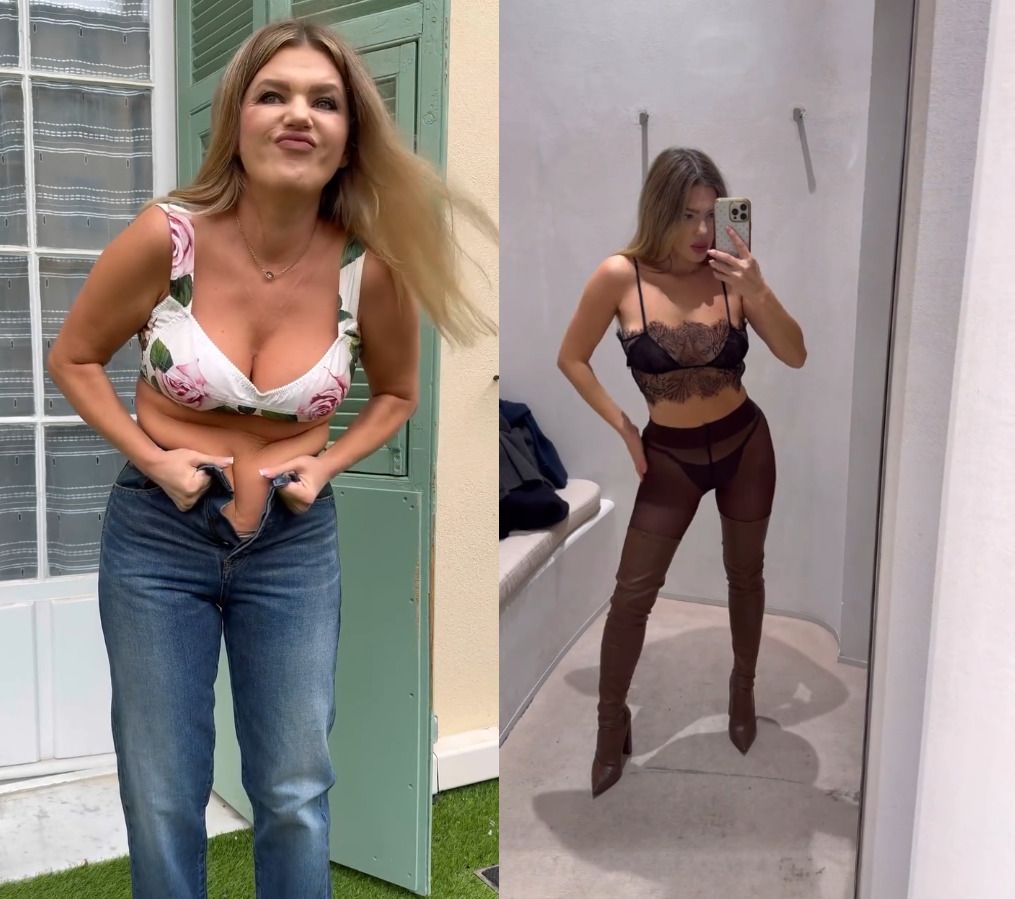 Инфлюенсерша ошеломила похудением Инфлюенсерша ошеломила похудением
