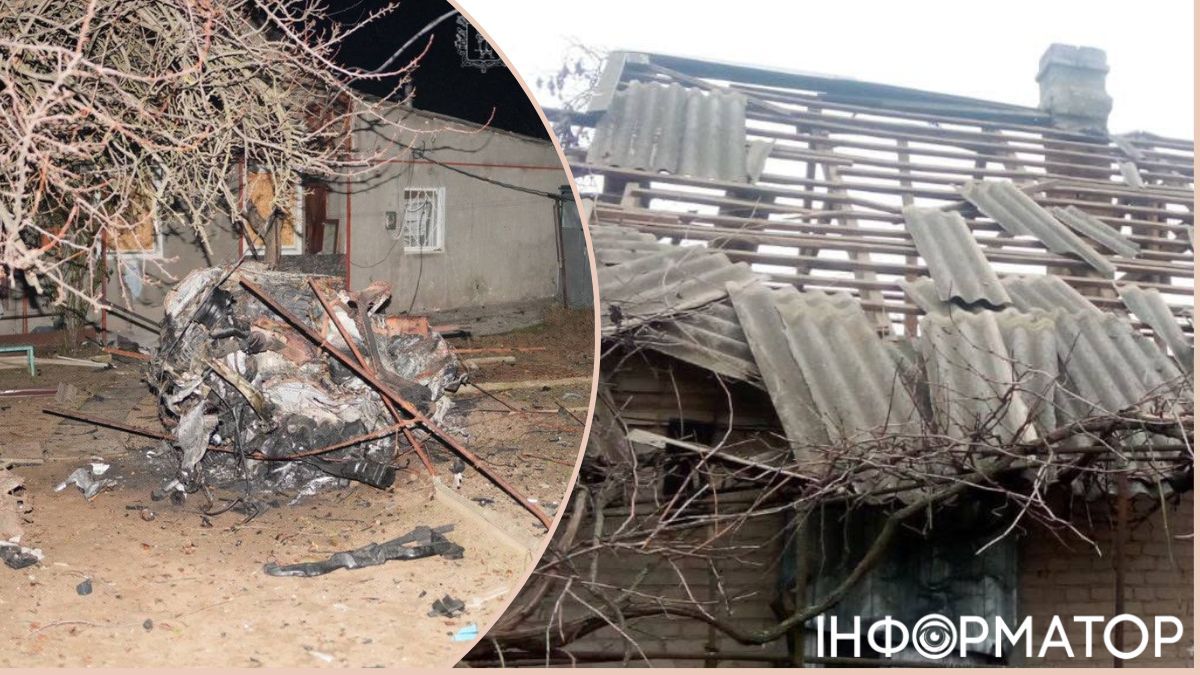 Россия совершила массированную атаку шахедами на Запорожье: повреждено учебное заведение, есть разрушение 1