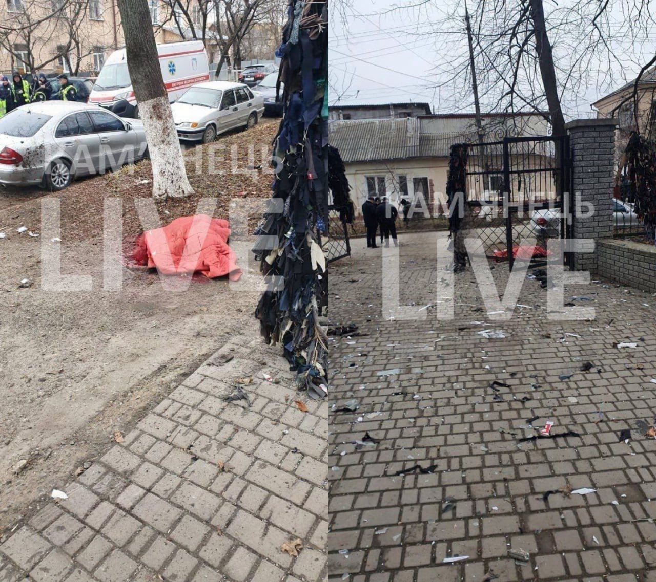 Каменец Live публикует кадры с места происшествия Каменец Live публикует кадры с места происшествия