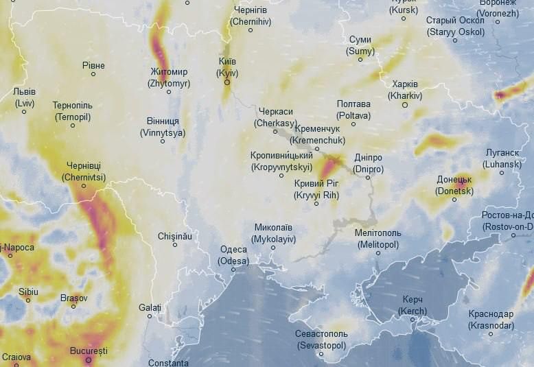 Джерело фото: Ventusky.com.