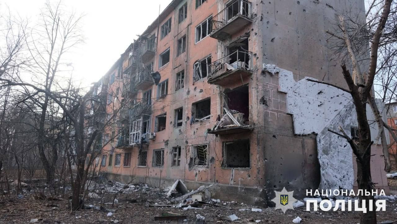 Последствия атаки врага по Донбассу Последствия атаки врага по Донбассу