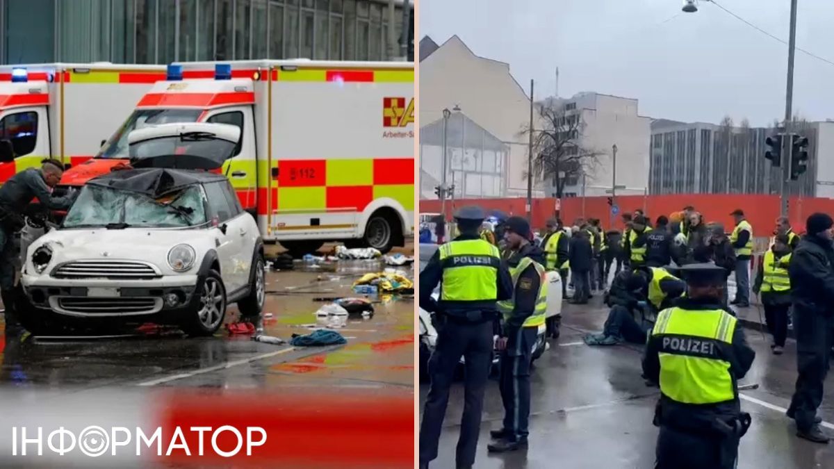 Теракт у Мюнхені: водій-афганець вʼїхав у натовп мітингувальників 1