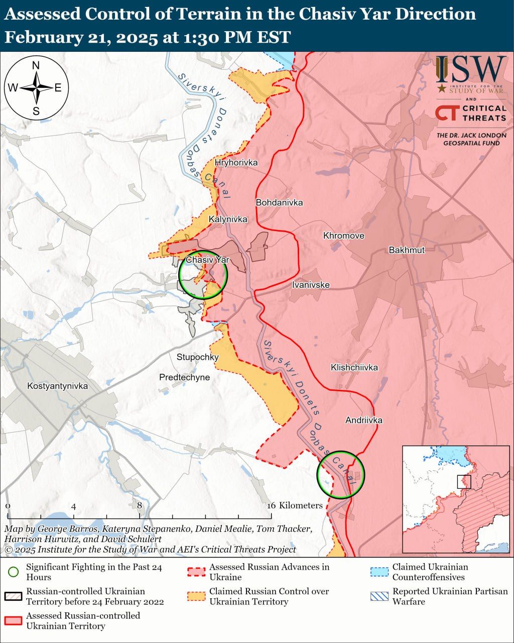 Ситуація у Часів Яр на 21 лютого Ситуація у Часів Яр на 21 лютого