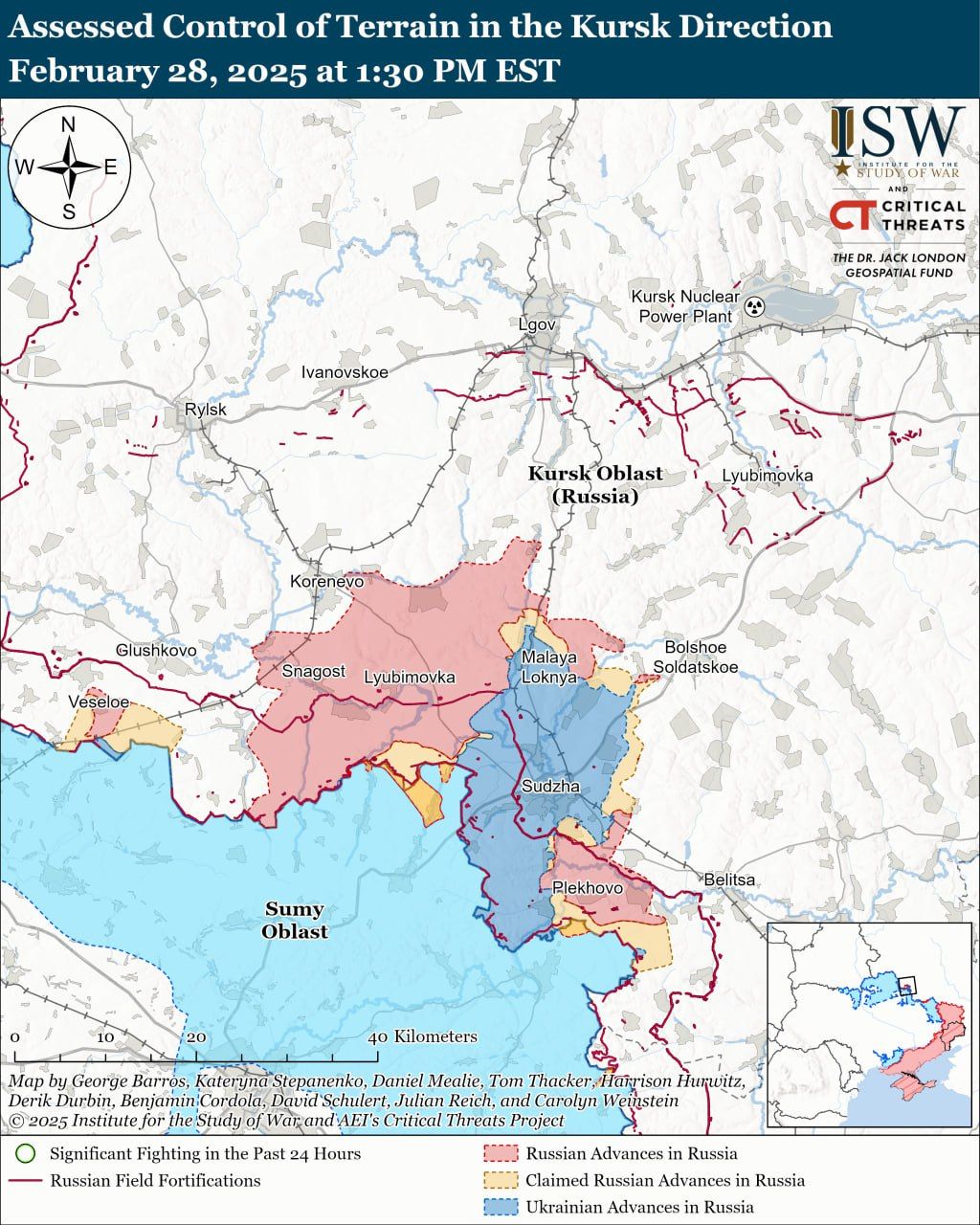 Россияне атакуют вблизи Покровска и Курахово: карты ISW 1
