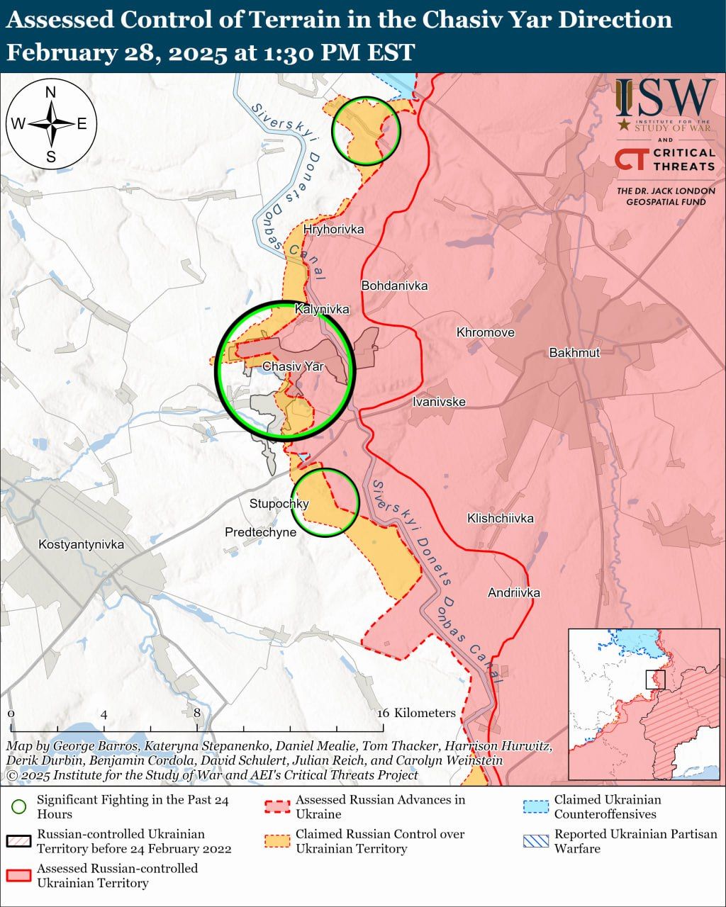 Россияне атакуют поблизости Покровска и Курахово: карты ISW 4