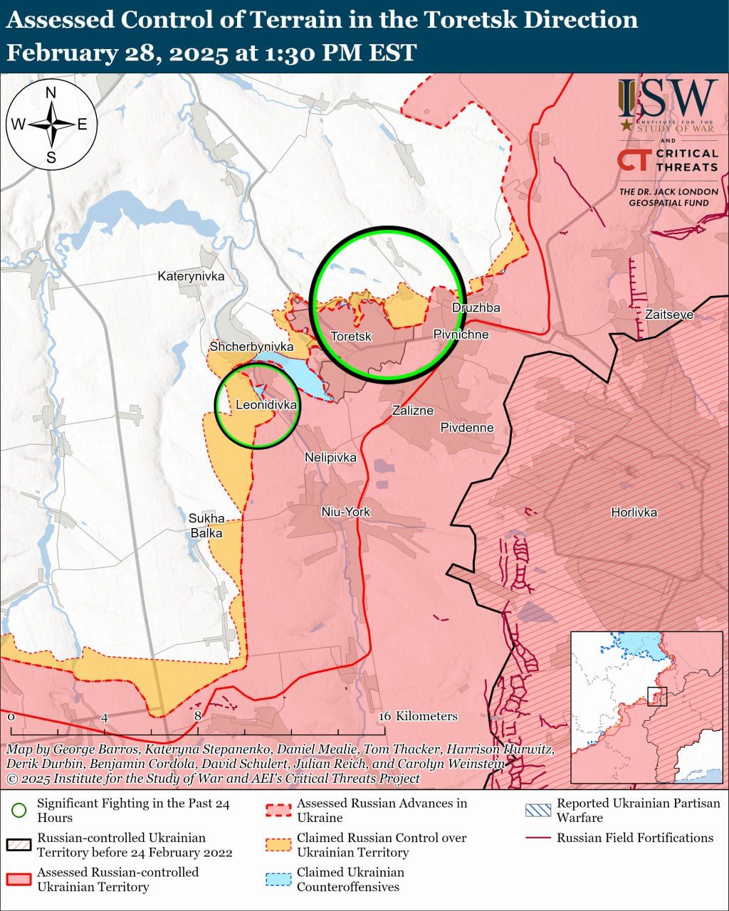 Россияне атакуют вблизи Покровска и Курахово: карты ISW 5
