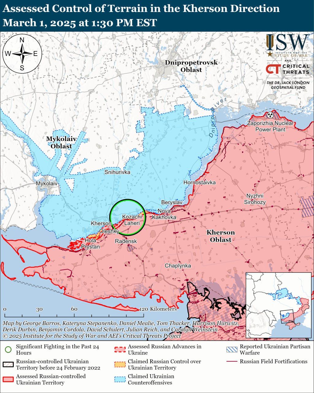 Росіяни заявляють про операції на півночі Сумщини, а ЗСУ мають успіхи під Торецьком: карти ISW 7