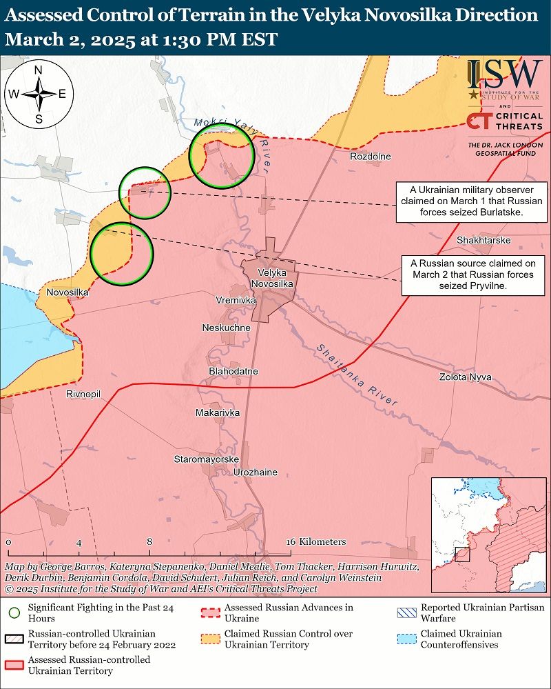 Росіяни просуваються біля Покровська, а ЗСУ мають успіхи в Торецьку - ISW 6