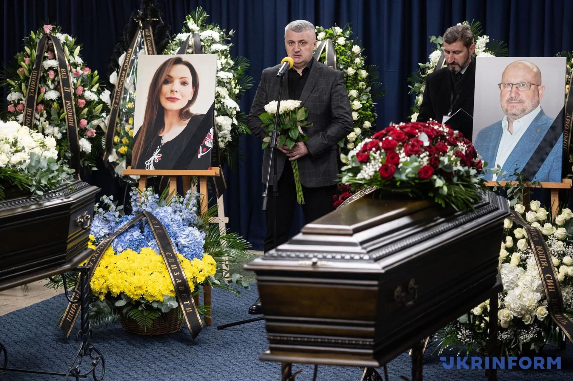 Церемония прощания с Куликом и Иванчевым. Фото: Даниил Антонюк, Укринформ