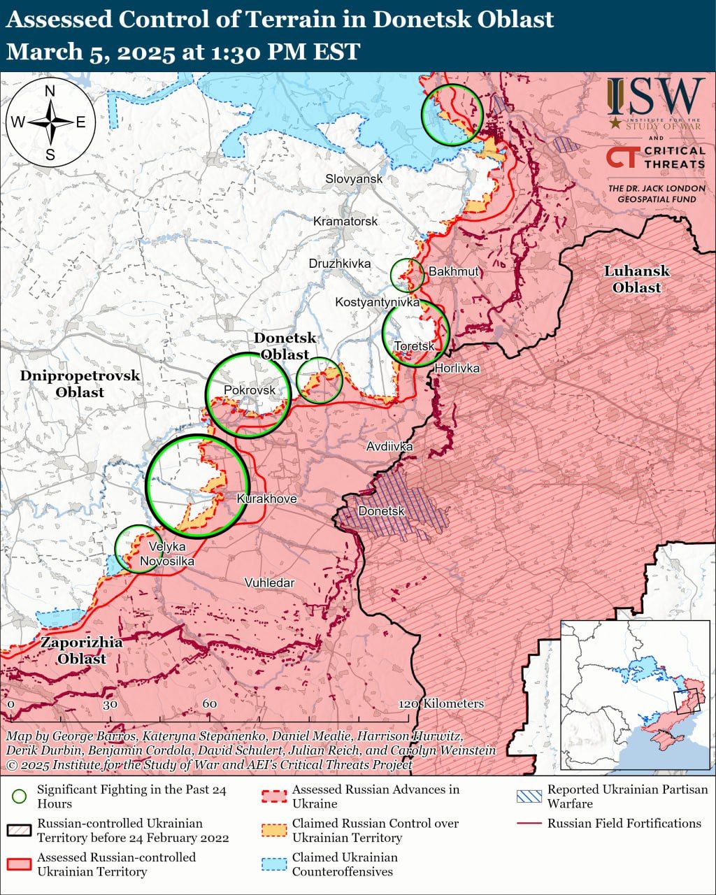 Ситуація на Донеччині 5 березня