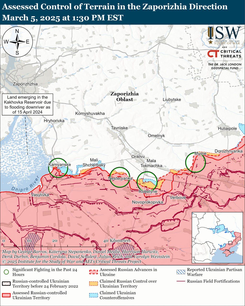 Ситуація на Запоріжжі 5 березня