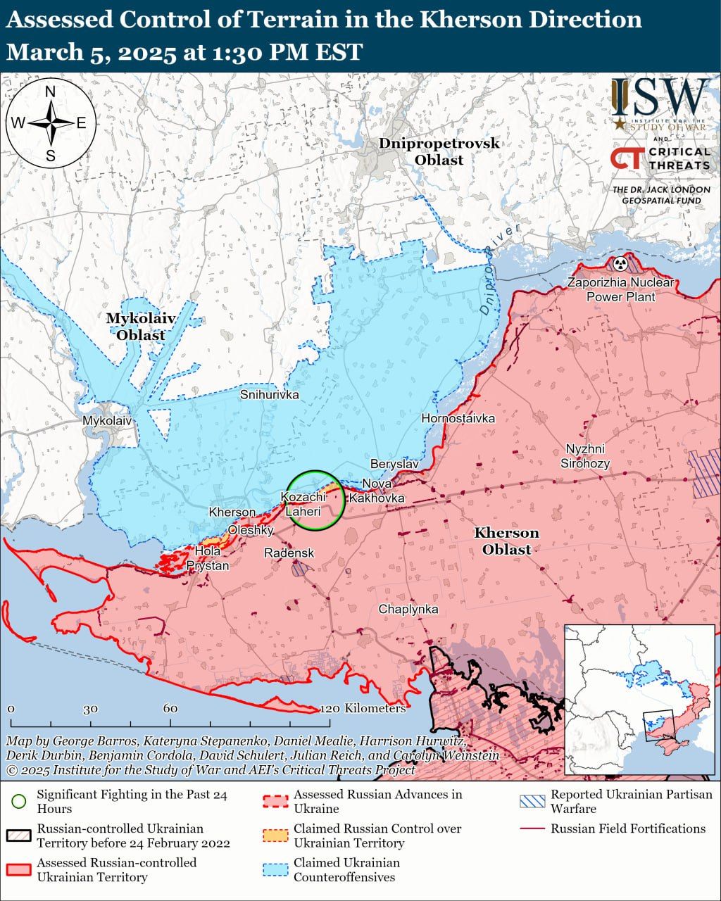 Ситуація на Херсонському напрямку 5 березня