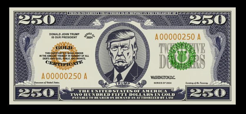 Портрет Трампа на $250-ій банкноті розсмішив китайські соцмережі!