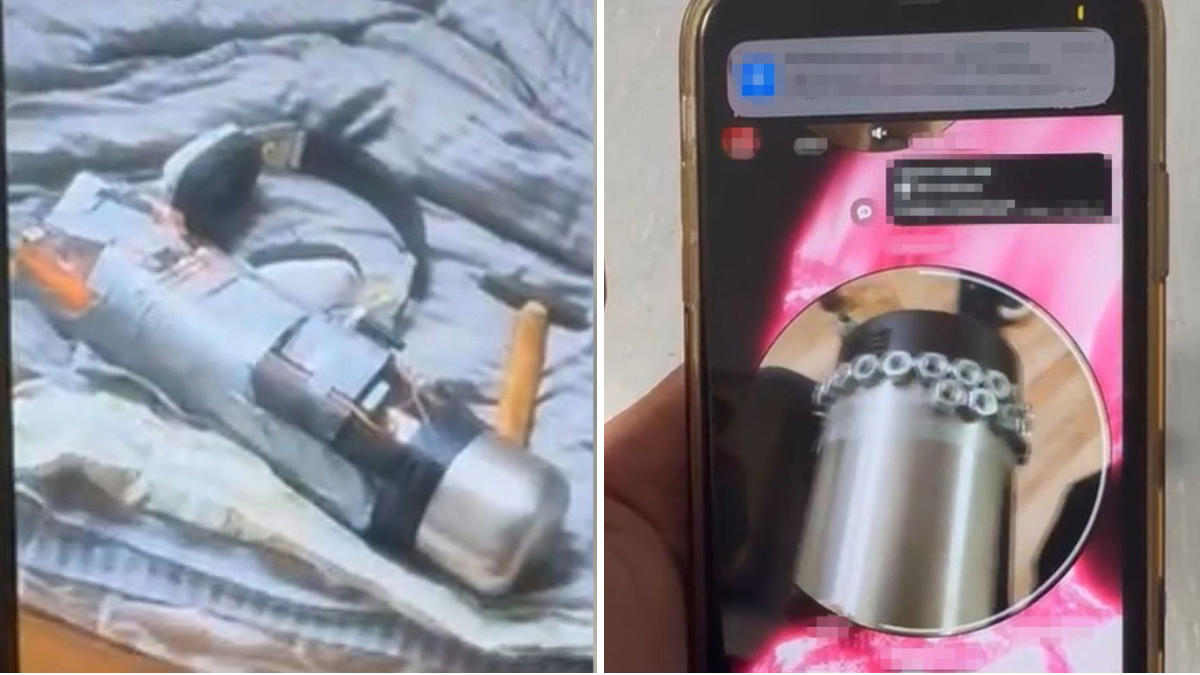 Так выглядела взрывчатка