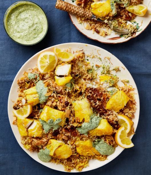 Рибний плов з горіхами й сухофруктами 1