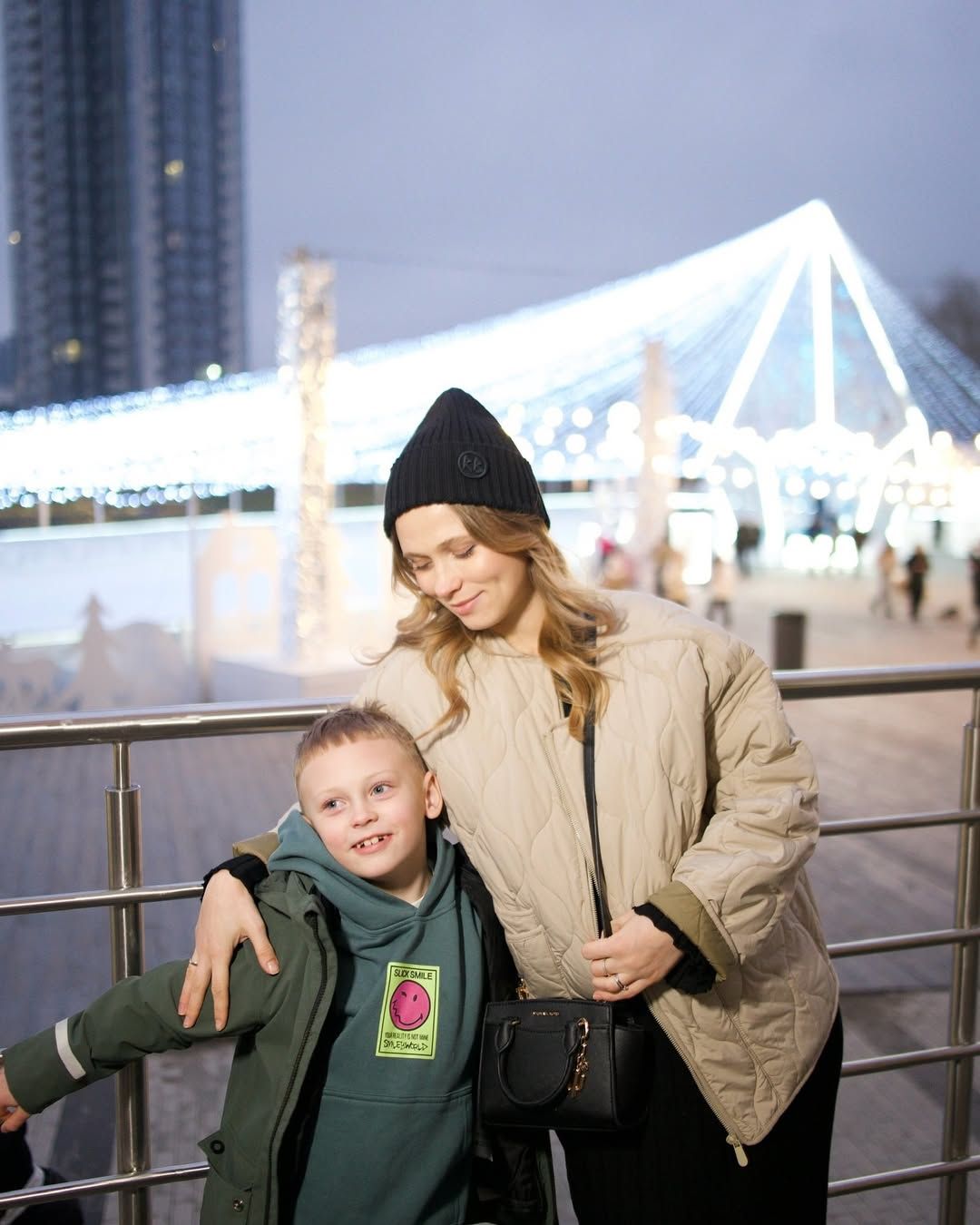 Анна Кощмал з сином Анна Кощмал з сином