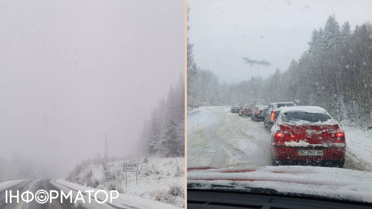 Март забыл, что он весна: запад Украины засыпает снегом.