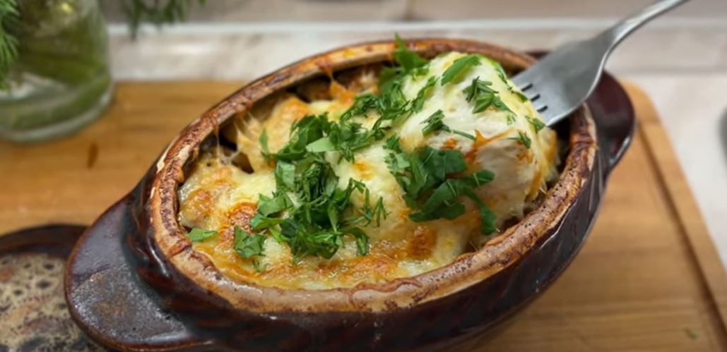 Печення по-домашньому з печерицями для Вадима Олійника 1