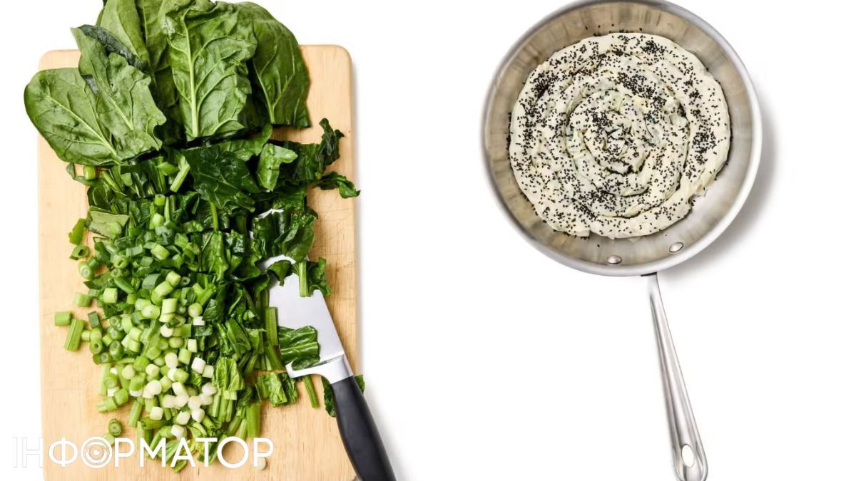 Берек из шпината и сыра - фаршированная закуска фило 2