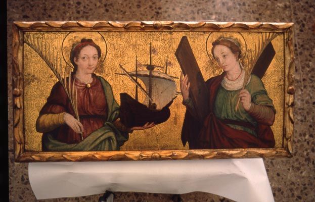 Постраждала у III чи IV столітті. 